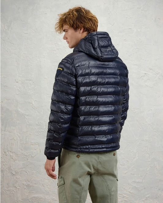 BLAUER - Giubbino Corto Imbottito Ovatta Termica Charles Blu Int. Blue