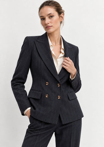 Emme Marella - Giacca Donna piega Blu Navy
