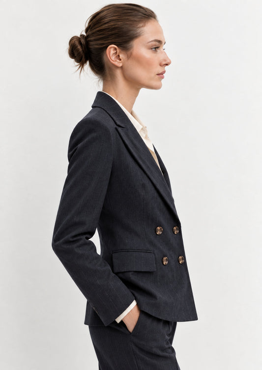Emme Marella - Giacca Donna piega Blu Navy