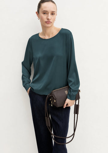 EMME MARELLA - Blusa Donna cursore Verde Olio