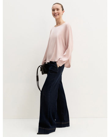 Blusa in raso stretch Rosa