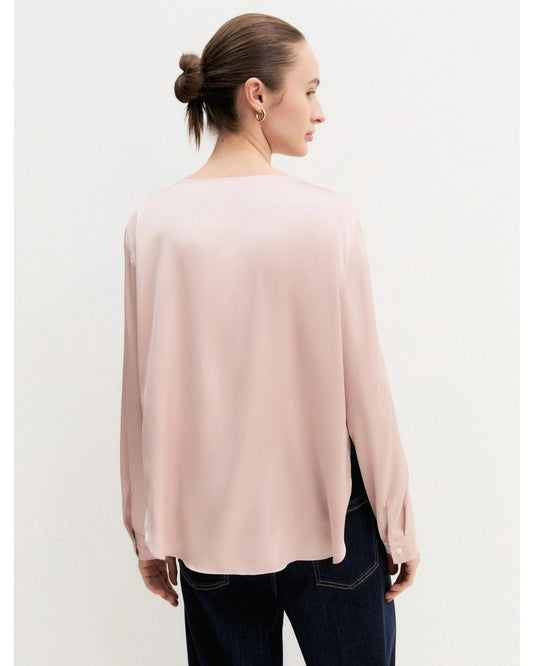 EMME MARELLA - Blusa in raso stretch Rosa