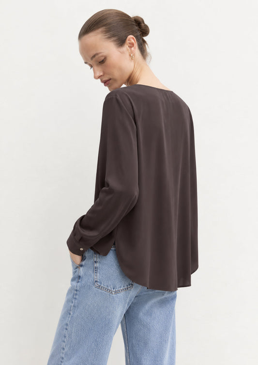 EMME MARELLA - Blusa Donna cursore Testa di Moro