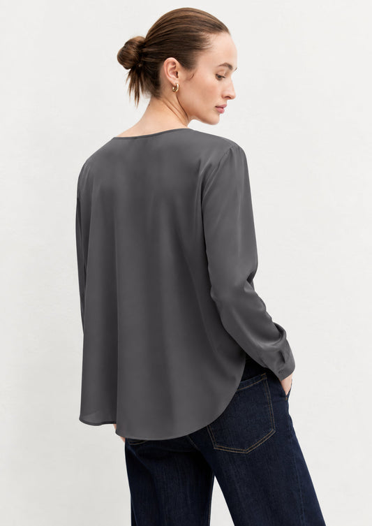 EMME MARELLA - Blusa Donna cursore Grigio Ardesia