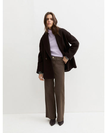 Pantalone ampio Tortora