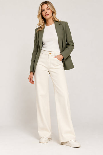 EMME MARELLA - Pantalone Donna fuxia Bianco Panna