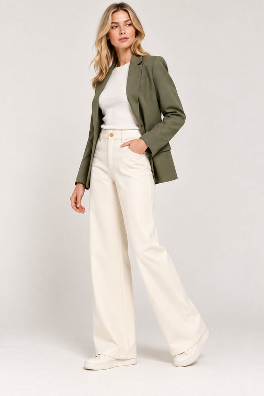 EMME MARELLA - Pantalone Donna fuxia Bianco Panna