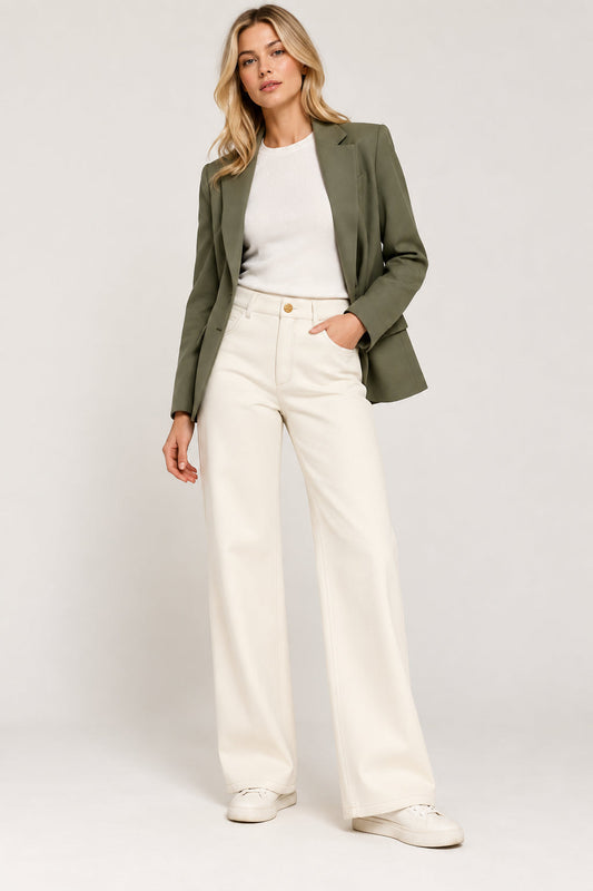 EMME MARELLA - Pantalone Donna fuxia Bianco Panna