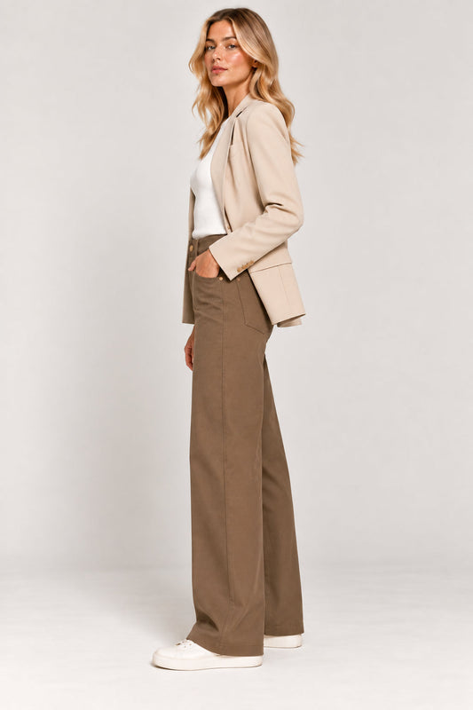 EMME MARELLA -  Pantalone Donna fuxia Tabacco