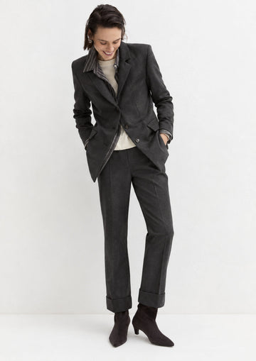 EMME MARELLA -  Pantalone Donna flirt Grigio Antracite