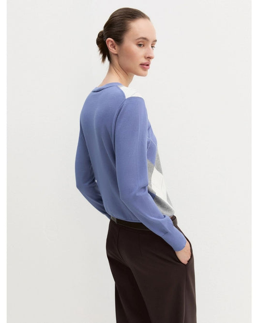 EMME MARELLA - Maglia aderente stretch carabo Ortensia