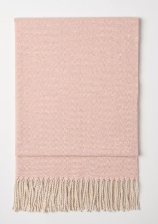 EMME MARELLA - Sciarpa con frangia supremo Rosa