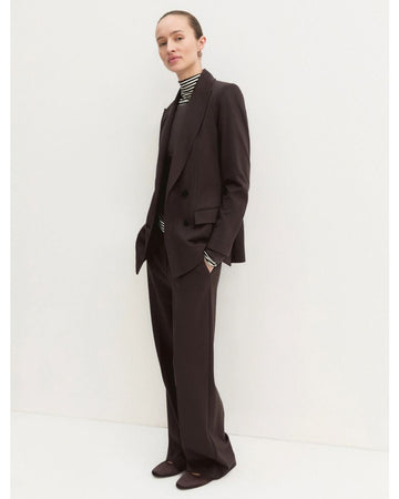Emme Marella - Pantalone dritto in jersey stretch Testa moro