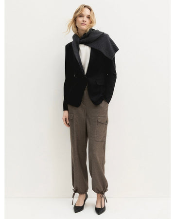 Emme Marella - Blazer semi aderente in jersey Nero