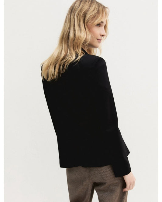 Emme Marella - Blazer semi aderente in jersey Nero