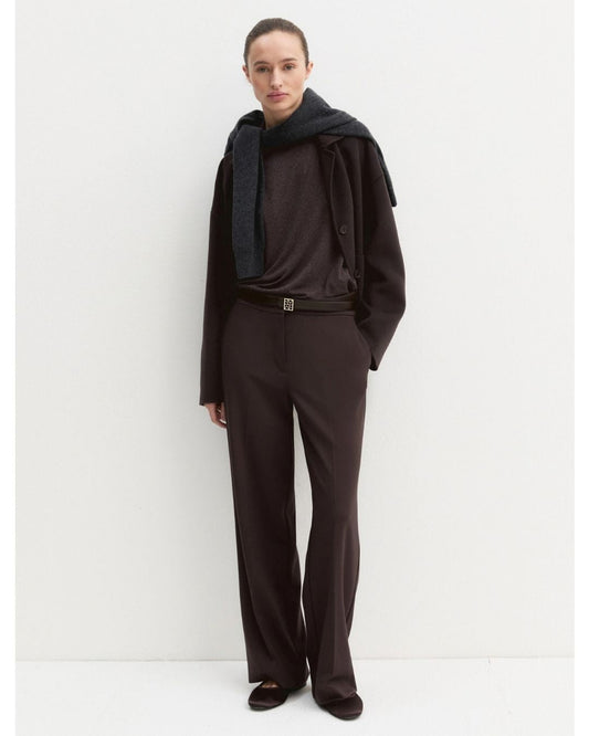 Emme Marella - Maglia in viscosa stretch Marrone