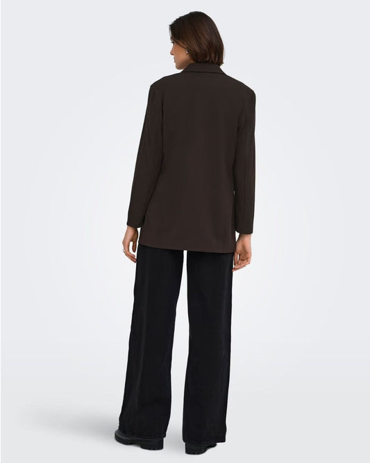 JACQUELINE DE YONG - Blazer Donna Marrone Chocolate Torte