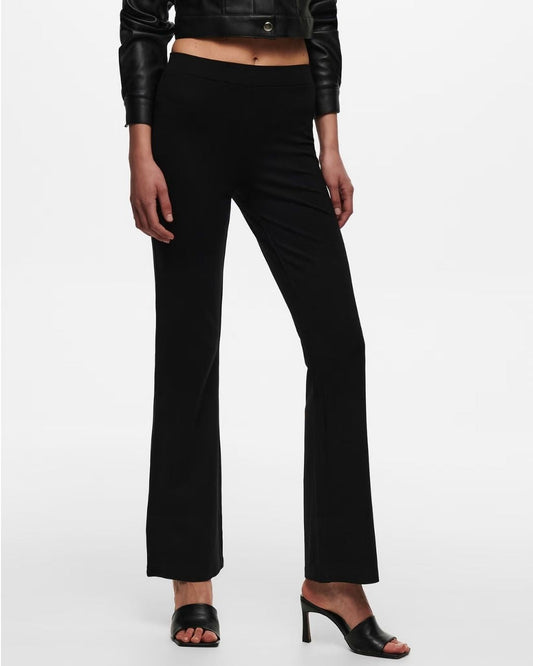 JACQUELINE DE YONG - Pantaloni Flared Fit Donna Nero
