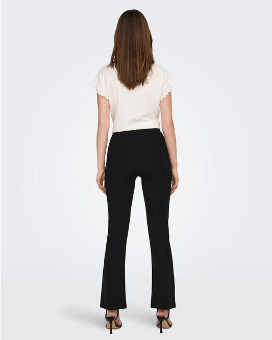 JACQUELINE DE YONG - Pantaloni Flared Fit Donna Nero