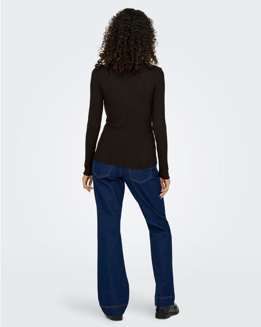 JACQUELINE DE YONG - Maglia Donna Nero Black Coffee