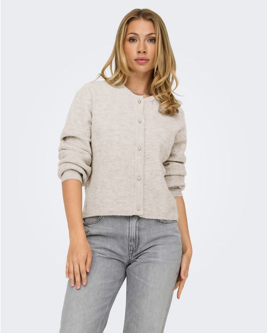 JACQUELINE DE YONG - Cardigan Donna Grigio Birch
