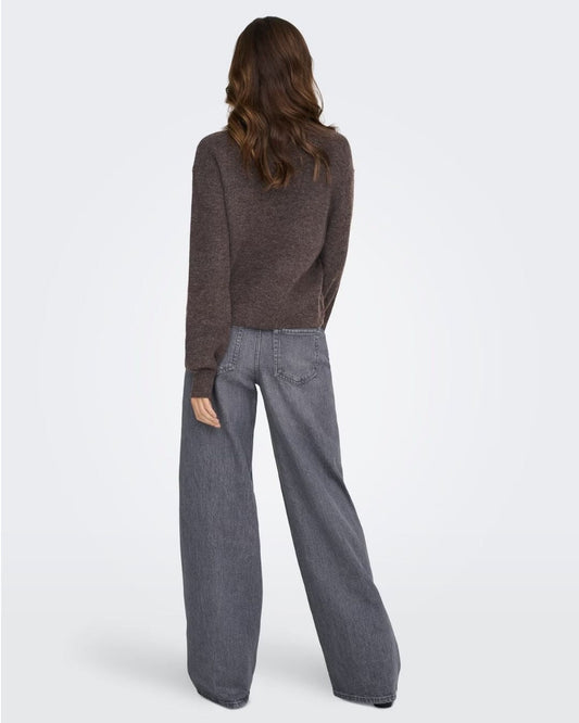 JACQUELINE DE YONG - Cardigan Donna Marrone Bracken
