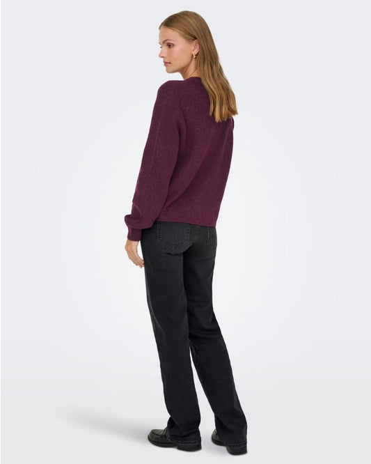 JACQUELINE DE YONG - Cardigan Donna Rosso Fig