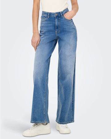 Jeans Donna Marrone Blu Medium Blue Denim