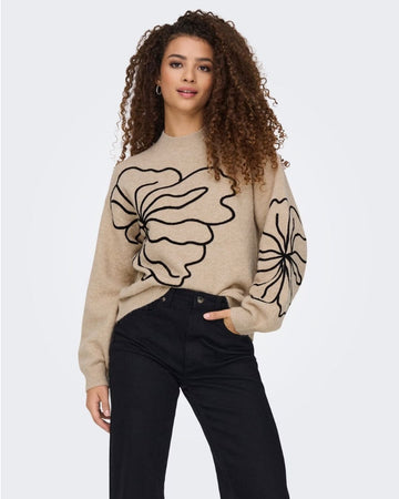 Maglione Donna Grigio Cement