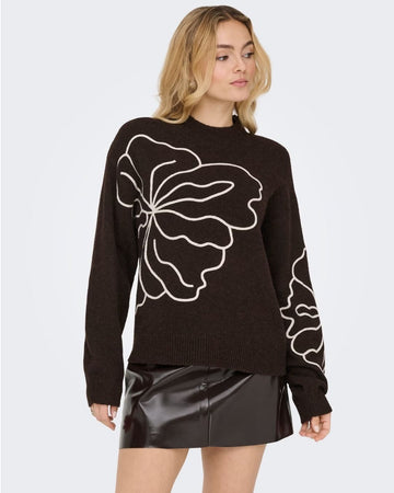 Maglione Donna Marrone Chocolate Torte