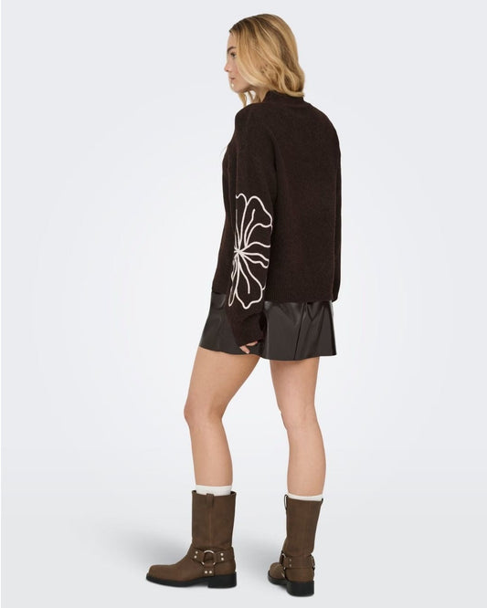 Maglione Donna Marrone Chocolate Torte