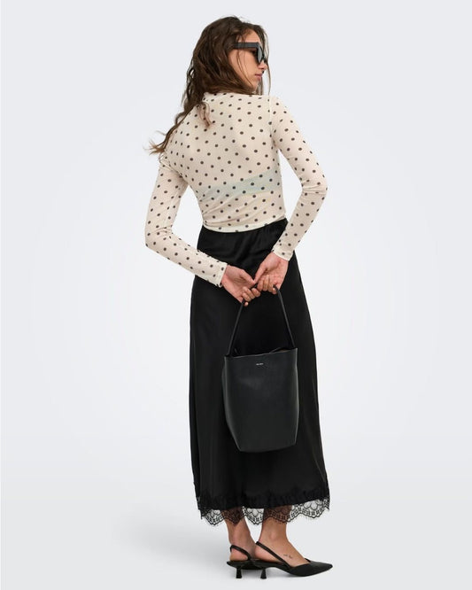 ONLY - Maglia Donna Bianco Seedpearl