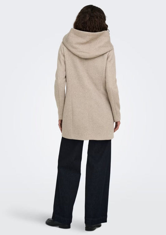 Only - Cappotto Donna Sedona Beige