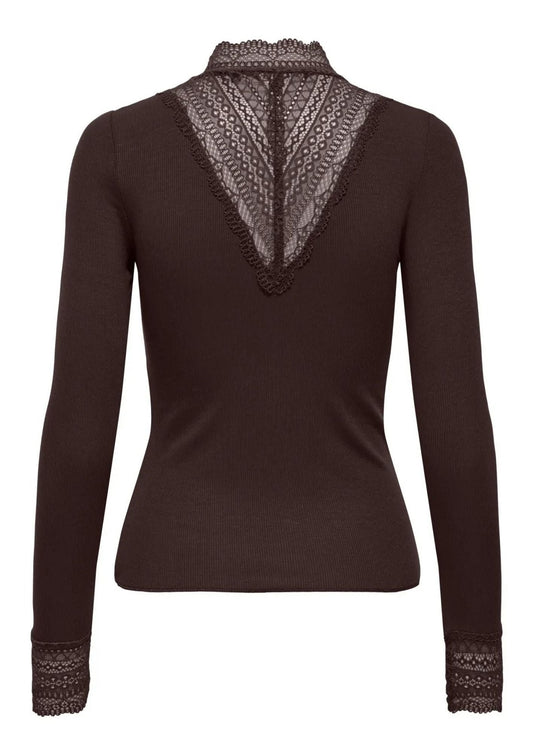 Only - Maglia Donna Tilde Marrone