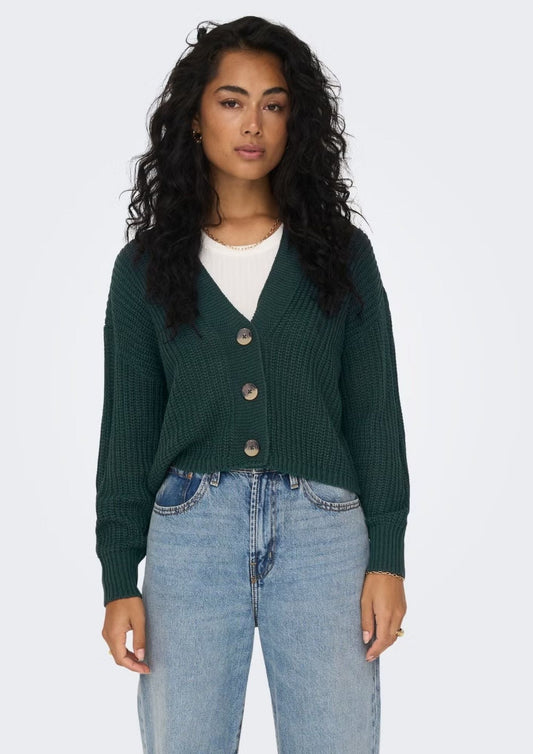 Only - Cardigan Donna Carol Verde