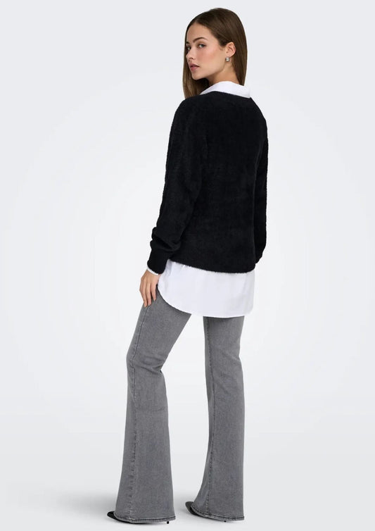 Only - Cardigan Donna Lella Nero