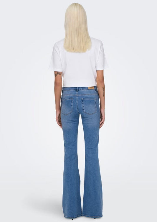 Only - Jeans Donna Reese Blu Medio