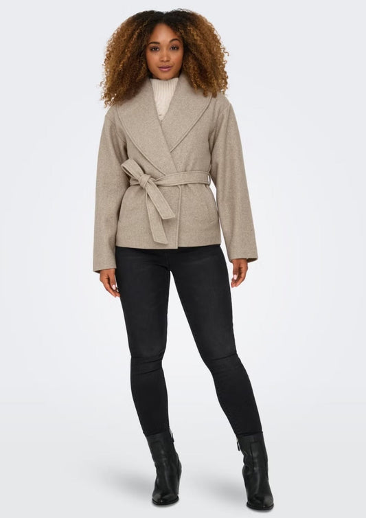 Only - Giacca Donna Augusta Grigio Fungo