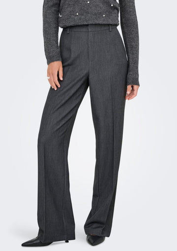 Only Pantalone Donna Hattie Grigio Scuro