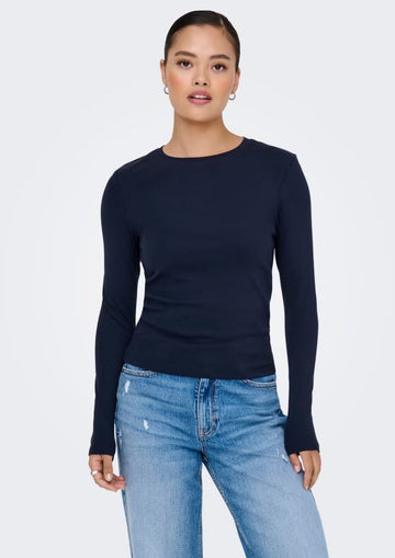 Only Maglia Donna Riley Blu