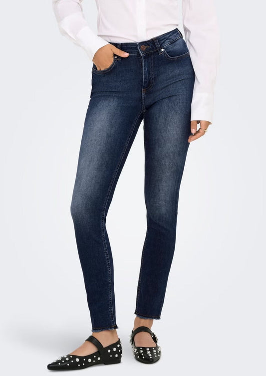 Only - Jeans Donna Blush Blu Medio