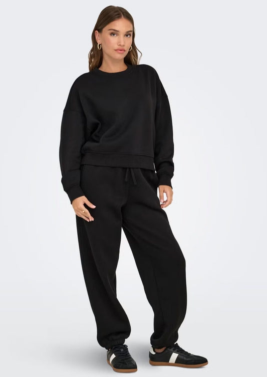 Only - Felpa Donna Best Nera