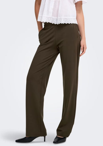 Only Pantalone Donna Poptrash Marrone