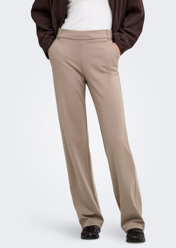 Only Pantalone Donna Poptrash Grigio Tortora