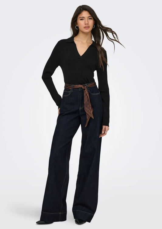 Only - Pullover Donna Kaya Nero