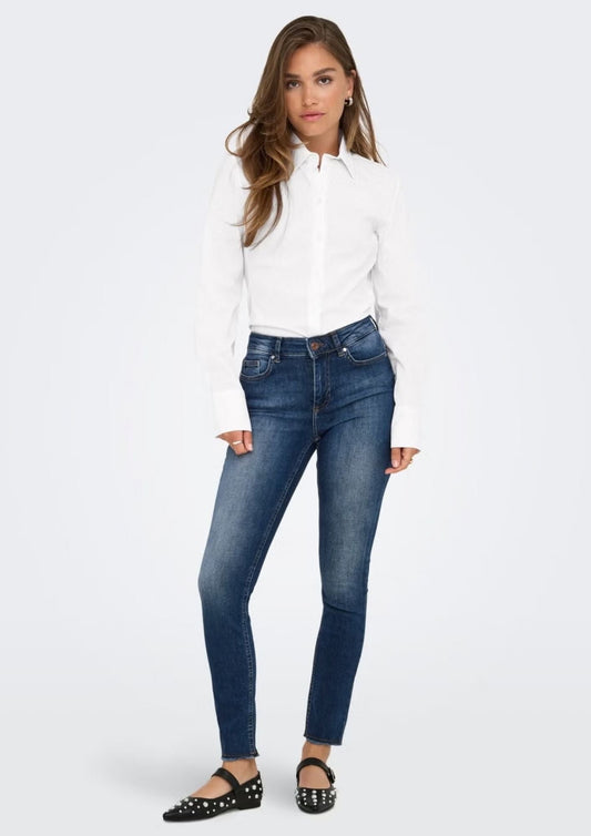 ONLY - Camicia Donna Ebie Bianca