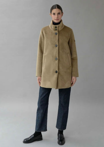 Capospalla non imbottito e sfoderato Traci Beige Deer