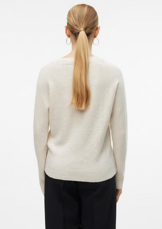 Vero Moda - Pullover Donna Doffy Bianco