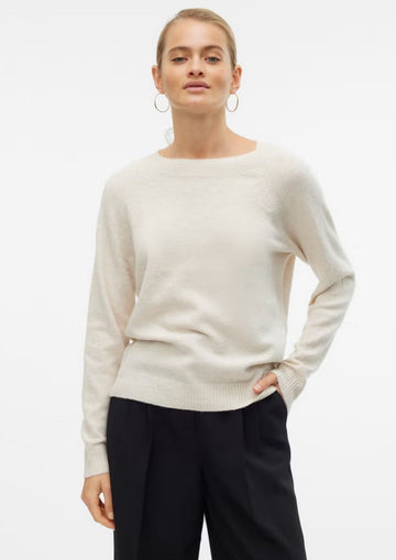 Vero Moda - Pullover Donna Doffy Bianco