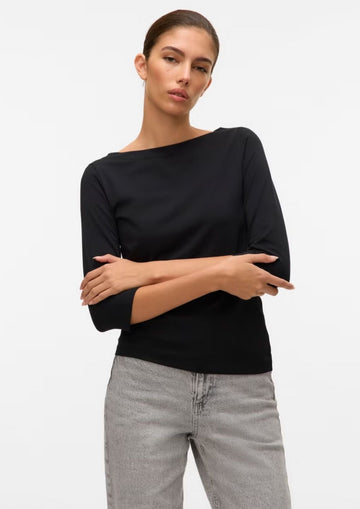 Vero Moda - Maglia Donna Panda Nera